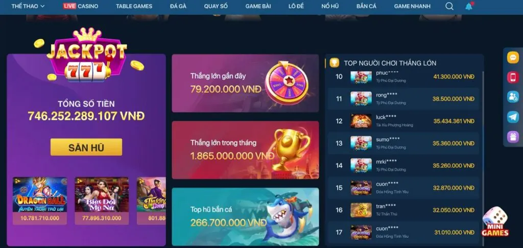 Nạp tiền nhanh chóng tại lô đề 69vm